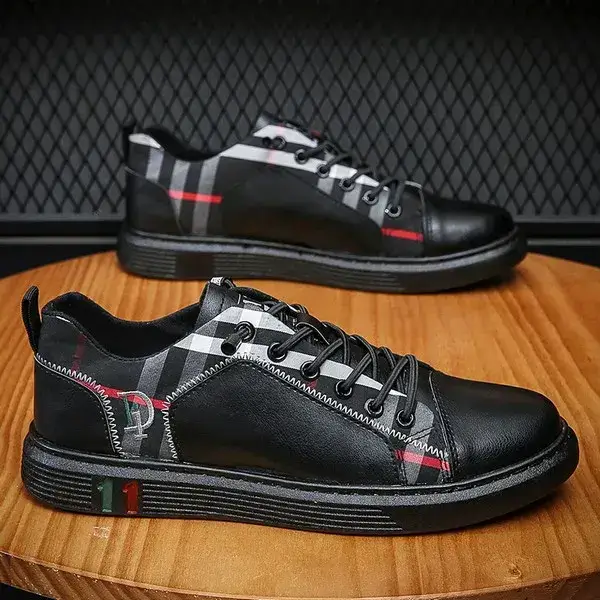 Breathable Lightweight Canvas Sneakers for Men | Non-Slip Casual Shoes
