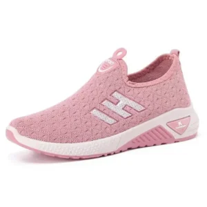 Fitsupfashion Women Fashion Fly Woven Breathable Casual Sneakers