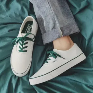 Fitsupfashion Fashion Solid Color Breathable Canvas Shoes