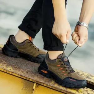 Fitsupfashion Men'S Casual Outdoor Non-Slip Hiking Sneakers