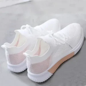 Fitsupfashion Women Fashion Color Blocking Breathable Sneakers