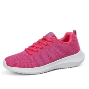 Fitsupfashion Women Leisure Lace Up Sneakers Shoes