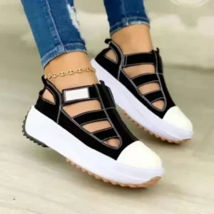 Fitsupfashion Creative Cutout Platform Sneakers