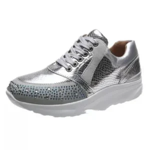 Fitsupfashion Women Fashion Rhinestones Sneakers