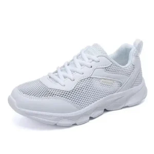 Fitsupfashion Women Fashion Sports Lace Up Design Mesh Breathable Sneakers