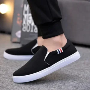 Fitsupfashion Men Casual Breathable Flat Canvas Shoes