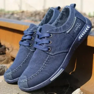 Fitsupfashion Men Casual Breathable Low Top Canvas Shoes