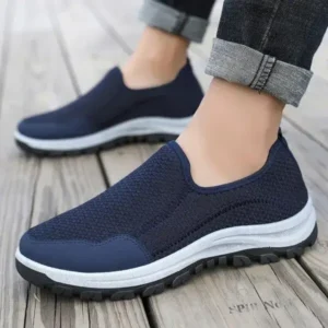 Fitsupfashion Men Fashion Fall Casual Comfortable Lightweight Flyknit Breathable Mesh Loose Sneakers