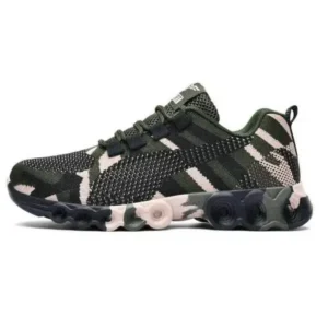 Fitsupfashion Couple Casual Camouflage Pattern Lace Up Design Breathable Sneakers