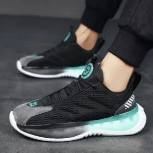 Fitsupfashion Men Spring Autumn Fashion Casual Colorblock Mesh Breathable Rubber Platform Shoes Sneakers