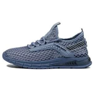 Fitsupfashion Men Casual Breathable Hollow Mesh Soft Sole Sports Shoes