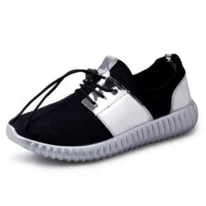 Fitsupfashion Men Casual Color Matching Mesh Breathable Wear-Resistant Sports Shoes