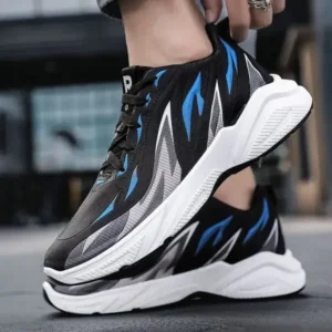 Fitsupfashion Men Fashion Color Matching Breathable Running Sneakers