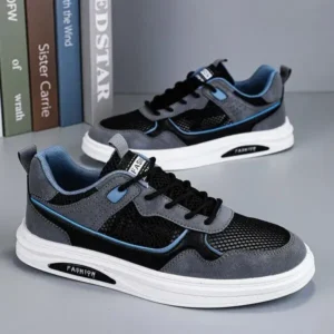 Fitsupfashion Men'S Fashion Hollow Mesh Breathable Sneakers