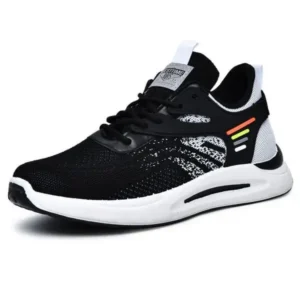 Fitsupfashion Men'S Casual Breathable Color Block Low Top Sneakers