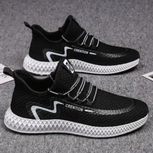 Fitsupfashion Men'S Casual Mesh Breathable Low Top Sneakers