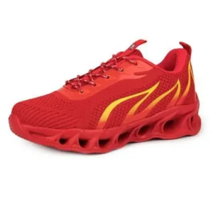 Fitsupfashion Men'S Fashion Flame Pattern Breathable Mesh Sneakers