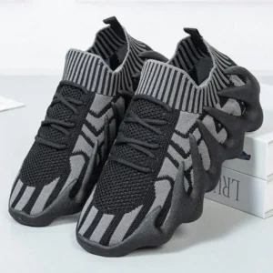 Fitsupfashion Men'S Casual Octopus Knitted Breathable Mesh Sneakers