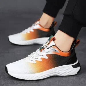 Fitsupfashion Men'S Fashion Breathable Mesh Color Block Sneakers