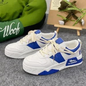 Fitsupfashion Men'S Fashion Color Block Pu Platform Sneakers