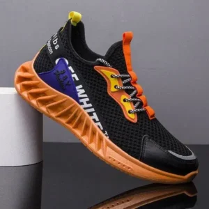 Fitsupfashion Men'S Fashion Breathable Color Block Air Cushion Sneakers