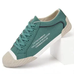 Fitsupfashion Men'S Fashion Breathable Color Block Canvas Shoes