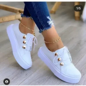 Fitsupfashion Women Plus Size Casual Platform Sneakers