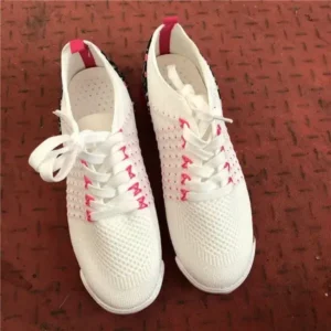 Fitsupfashion Women Fashion Color Blocking Lace Up Breathable Sneakers